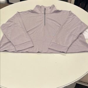 Athleta Seasoft 1/4 zip Lavender Sweatshirt size 2x